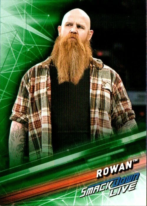 2019 Topps WWE Smackdown Live - Green Parallel #43 Rowan - Image 1 of 1