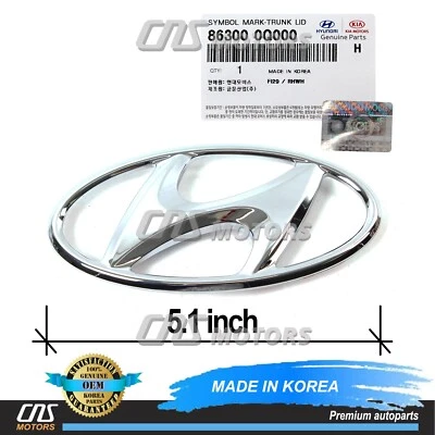 Fits 2011-2014 Hyundai Sonata GENUINE Trunk Lid Emblem Badge 863000Q000⭐⭐⭐⭐⭐ - Image 1 of 4