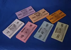 BILLETES DE DINERO Littlest Pet Shop Monopoly repuesto - Imagen 1 de 8