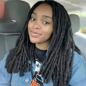 Loc Extensions Human Hair 10inch 10 Strands Dreadlock Extension - Picture 1 of 3