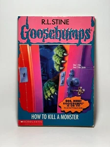 4th Edition How to Kill A Monster Goosebumps Book R.L. Stine 1996 Original Cover - Picture 1 of 16