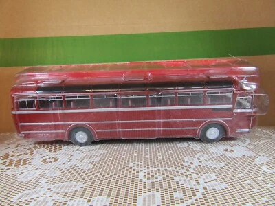 A264 IXO 38 Van Hool Vhf 306 Bassi 1961 Rosso Autobus Del Mondo 1:43 + Scatola - Immagine 1 di 4