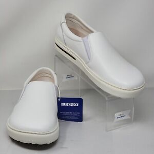 Birkenstock Oswego Mens Size 11 Leather Loafer White Sneaker Shoes New