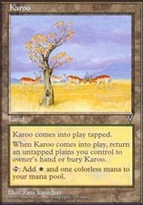 1x Karoo MTG Visions NM Magic Regular