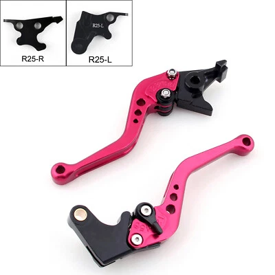 Short Brake Clutch Levers For Yamaha YZF R25 2014-2015/YZF R3 2015 Red H0 Foto 1 de 2