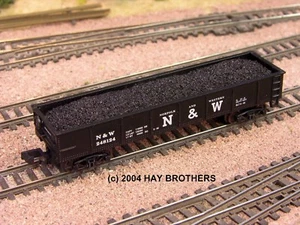 Hay Brothers COAL LOAD - Fits your ATLAS, MINITRIX & BACHMANN 42 foot Gondolas - Picture 1 of 4