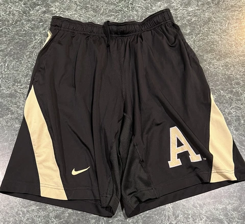 Nike Army West Point Football Black & Gold Dri-Fit Shorts Men’s Size Medium Cover