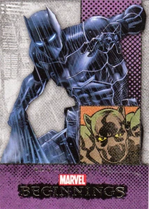 2012 MARVEL BEGINNINGS II 2 ERROR MISCUT CARD #257 BLACK PANTHER - Picture 1 of 1