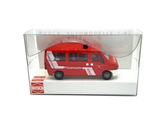 Busch  1:87 H0  47382 Peugeot Boxer Feuerwehr Mannschaftswagen Rodgau  in OVP - Bild 1 von 1