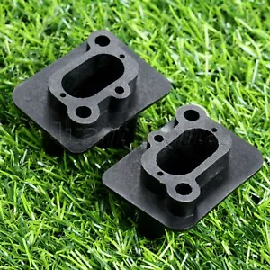 40-5 43CC 52CC Brushcutter Trimmer Intake Manifold Carburetor Base Parts 2pcs - Picture 1 of 12