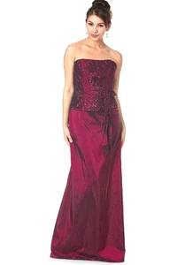 RETOURE ABENDKLEID CORSAGENKLEID ABI-BALLKLEID HOCHZEIT BORDEAUX Gr.40 NEU €199 - Imagen 1 de 3