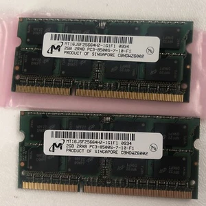 4GB Kit DDR3 (2GB x2) 2Rx8 PC3-8500S-7-10-F1 Mini PC Laptop Memory - Picture 1 of 3