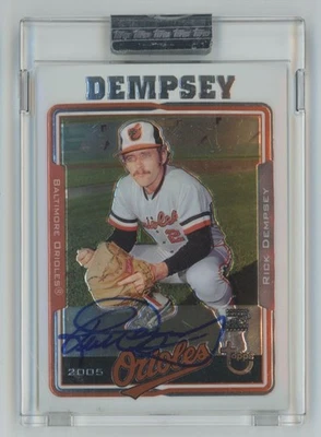 2005 Topps Retired Signature Edition Rick Dempsey Auto Baltimore Orioles #TA-RRD - Image 1 of 2