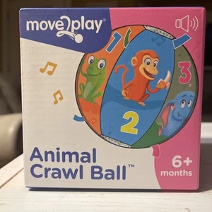 Move2Play Toddler & Baby Animal Crawl Ball 30+ Animal Sounds and Songs! - Picture 1 of 7