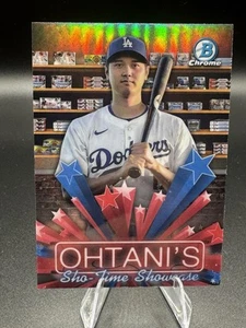 Shohei Ohtani 2025 Bowman HS-4 SHO-TIME SHOWCASE Refractor LA DODGERS - Picture 1 of 2