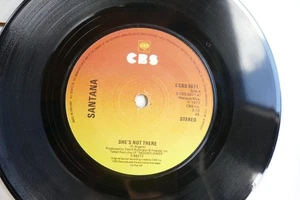 7" Vinyl single- Santana - She's not there- CBS - 1977 - S CBS 5671 - Picture 1 of 2