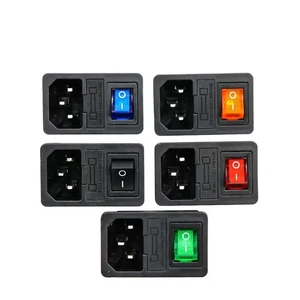 Kompakte Bauform IEC320 C14 Modulare Steckdose mit eingebauter Sicherung - Bild 1 von 52