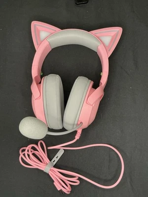 Проводная игровая гарнитура-вкладыш Razer Kraken Kitty V2 Pro — кварцевая - Изображение 1 из 2