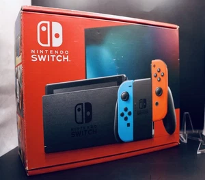 Nintendo Switch Neon Console Bundle – Boxed with 6 Games, Steelbook & Bits - Picture 1 of 24