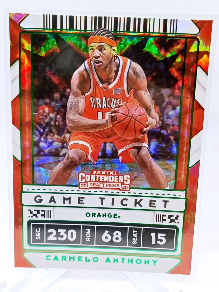 Panini Contenders 2020 selecciones del draft Carmelo Anthony Green Explosion #42 Var. Foto 1 de 1