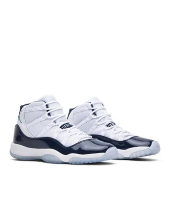 Nike Air Jordan 11 XI Retro GS 7 Youth Win Like 82 Navy White NO BOX 378038-123 - Image 1 of 4