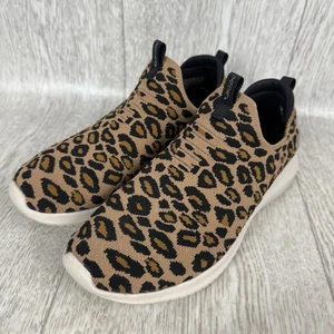 SKECHERS Brown Leopard Ultra Flex Slip-On Air Wild Expedition Shoe Women's 7.5 - Picture 1 of 12