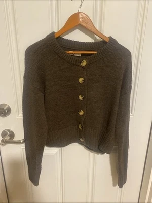 Cárdigan marrón para mujer So Brand talla L Foto 1 de 4