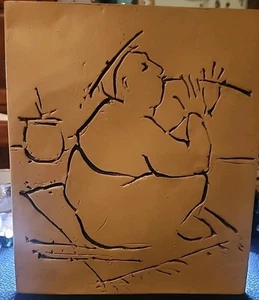 David Bryce Drawing In Clay, "MAGIC FLUTE", Signed - Picture 1 of 2