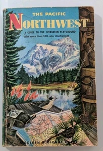 1959 The Pacific Northwest Golden Press Regional Guide Book Plants Animals Fish - Foto 1 di 11