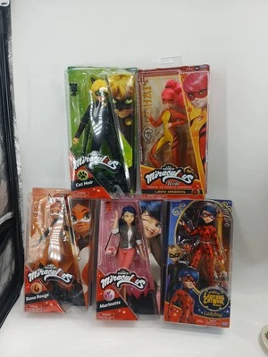 (Lote de 5) Miraculous Lady Dragon Rena Rouge Cat Noir Marinette Lady Bug Foto 1 de 4