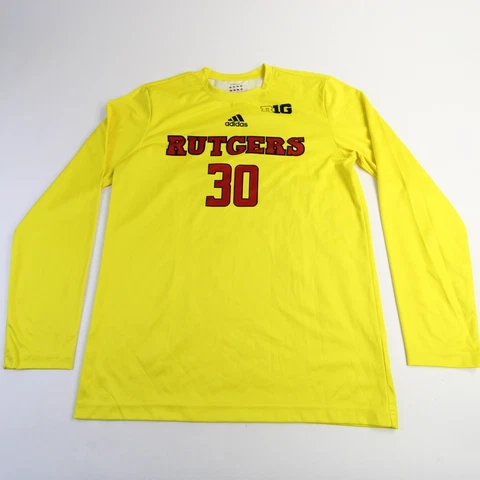 Rutgers Scarlet Knights adidas Practice Jersey - Soccer Men's Yellow Used Cover