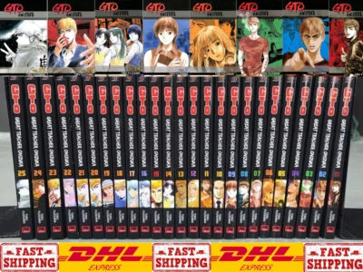 GTO : Great Teacher Onizuka Full Set Manga Volume 1-25 End English Version Comic - Image 1 of 4
