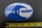 Dive N Surf Surfboards Body Glove Blue White Wave V40A Vintage Surfing STICKER