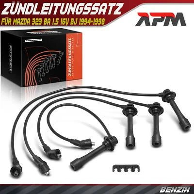 Kit 4 cavi accensione per Mazda 323 BA 1.5 16V anno 1994-1998 Z501-18-140A - Immagine 1 di 4