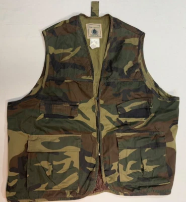 Northwest Territory Men's Size XXL 2XL Hunting Shooting Vest Camo Game Pouch - Image 1 of 4