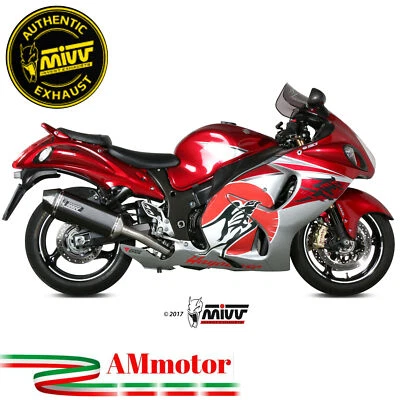 Exhaust Mivv Suzuki Gsx-R 1300 Hayabusa 2009 Motorcycle Muffler Speed Edge Black - Image 1 of 2