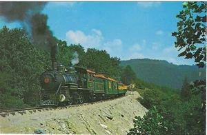 Cartolina d'epoca ferrovia Carolina del Nord che soffia roccia tweetsie riempimento attraversamento - Foto 1 di 2