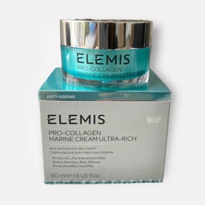 Elemis Pro Collagen Marine Cream Ultra Rich Anti Aging Firms Tones 1.6 Fl Oz New - Picture 1 of 5