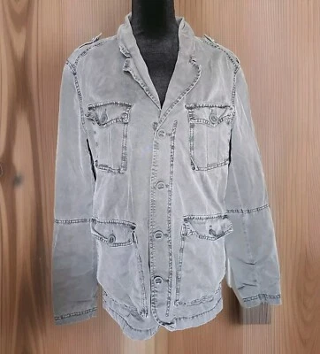 Chaqueta Express Para Hombre Pequeña Y2K Carga/Utilidad Grunge Dirt Man Foto 1 de 4