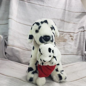 Dalmatian Dog Plush Ganz Heritage Collection Mama & Baby Stuffed Toy 10 Inch - Picture 1 of 10