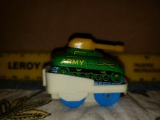 Vintage Wind Up U.S. Army Tank Toy - Made in Japan - Tin Wind Up Tank Toy