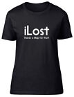 iLost There's a Map for That Ladies Womens Fitted T-Shirt