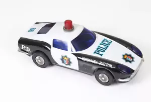Daishin Japan Vintage Ferrari 275 GTB Tin Toy Police Car . Works. Video. - Picture 1 of 11