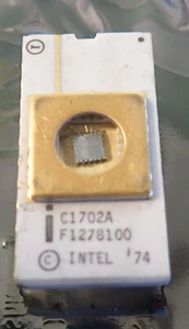 INTEL C1702A F1278100 2k (256 X 8) UV ERASABLE PROM 24 PIN NOS - Bild 1 von 5