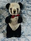 Lovely Antique Merrythought Panda with rare Rattle Mechanism
