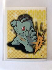 1999 #173 Machop Pokémon Series 1 Sticker Topps Merlin Nintendo Vintage Rare
