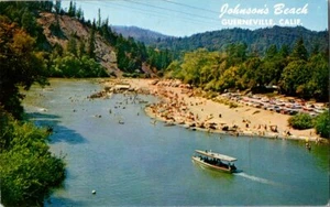 Vintage Postcard of Johnson's Beach Guerneville California by Mike Roberts - Picture 1 of 2