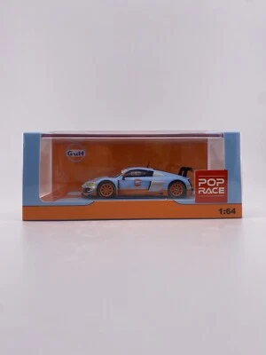 Audi R8 LMS EVO2 Blue / Orange - POP RACE PR64-R8EV-GULF Gulf Livery - Image 1 of 4