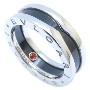 Anillo BVLGARI 346097 Save the Children B.zero1 Plata 925 1 Banda XS Talla 55/293525 - Imagen 1 de 8