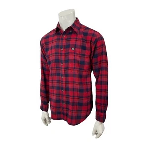Realtree By Staghorn Outfitters Buffalo Red Plaid Flannel Shirt Mens M - Picture 1 of 12